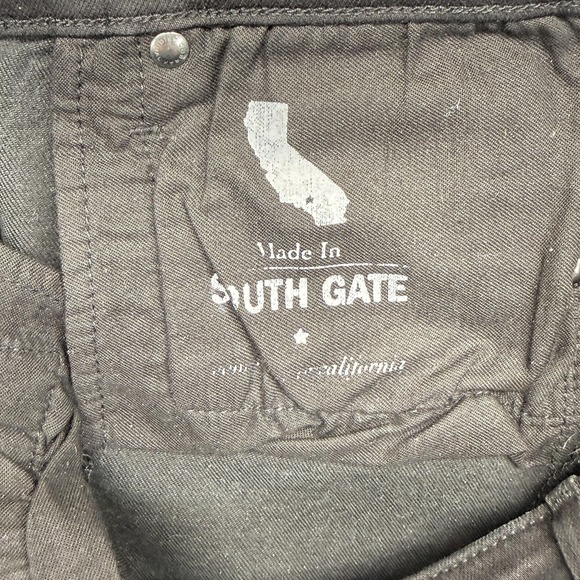 AG Adriano Goldschmied Legging Ankle Jeans Womens 29R Black Distressed Skinny - Picture 15 of 15